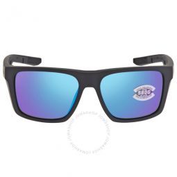 LIDO Blue Mirror Polarized Glass Mens Sunglasses