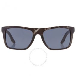 Mainsail Grey Polarized Polycarbonate Square Mens Sunglasses