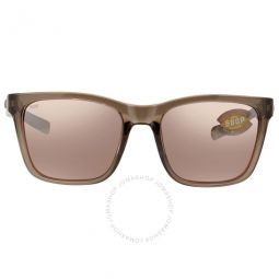 PANGA Copper Silver Mirror Polycarbonate Ladies Sunglasses