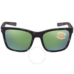 PANGA Green Mirror Polarized Polycarbonate Ladies Sunglasses PAG 256 OGMP 56