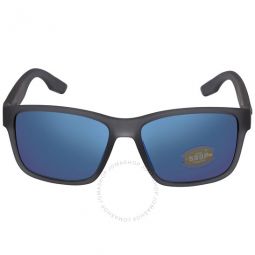 PAUNCH Blue Mirror Polarized Polycarbonate Mens Sunglasses