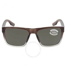 Paunch XL Grey Polarized Glass 580G Square Mens Sunglasses