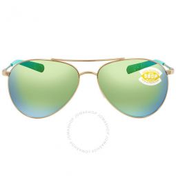 PIPER Green Mirror Polarized Polycarbonate Unisex Sunglasses