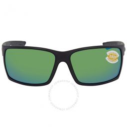 REEFTON Green Mirror Polarized Polycarbonate Mens Sunglasses RFT 01 OGMP 64