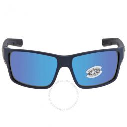REEFTON PRO Blue Mirror Polarized Glass Mens Sunglasses