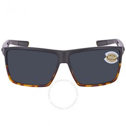 RINCON Grey Polarized Polycarbonate Mens Sunglasses RIN 181 OGP 63