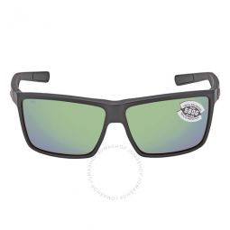 RINCONCITO Green Mirror Polarized Glass Rectangular Mens Sunglasses RIC 11 OGMGLP 60