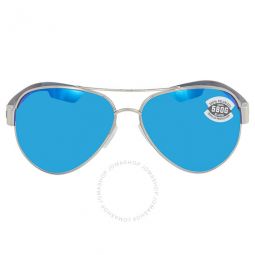 SOUTH POINT Blue Mirror Polarized Glass Unisex Sunglasses