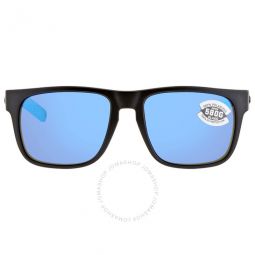 SPEARO Blue Mirror Polarized Glass Mens Sunglasses SPO 01 OBMGLP 56