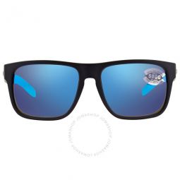 SPEARO XL Blue Mirror Polarized Glass Mens Sunglasses