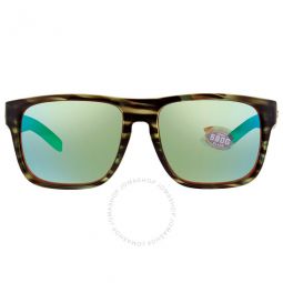 SPEARO XL Green Mirror Polarized Glass Mens Sunglasses