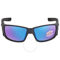 TUNA ALLEY PRO Blue Mirror Polarized 580P Mens Sunglasses