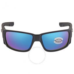 TUNA ALLEY PRO Blue Mirror Polarized Glass Mens Sunglasses
