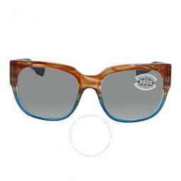 WATERWOMAN Grey Polarized Glass Cat Eye Ladies Sunglasses
