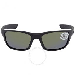 WHITETIP Green Mirror Polarized Glass Unisex Sunglasses