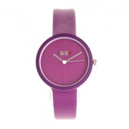 Blade Quartz Purple Dial Watch