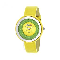 Celebration Yellow Dial Yellow Leather Watch