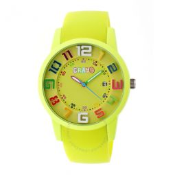 Festival Lime Dial Lime Silicone Unisex Watch