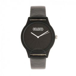 Splat Quartz Black Dial Watch