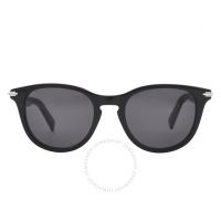 DIORBLACKSUIT Grey Oval Mens Sunglasses