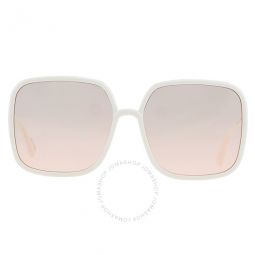 DIORSTELLAIRE Pink Square Ladies Sunglasses