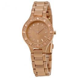 Chambers Rose Dial Rose Gold-tone Ladies Watch