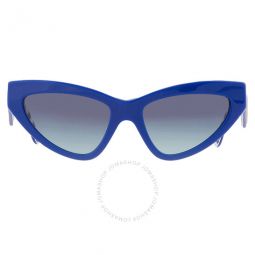 Azure Gradient Cat Eye Ladies Sunglasses
