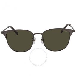 Green Oval Unisex Sunglasses