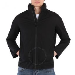 Black Water-repellent Travel Windbreaker Jacket, Brand Size 48 (US Size 38)