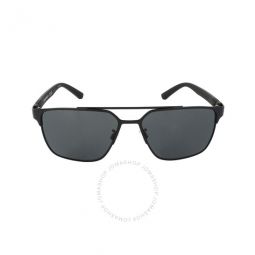 Dark Gray Square Mens Sunglasses