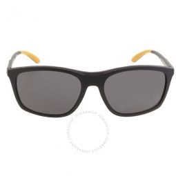Dark Gray Square Mens Sunglasses
