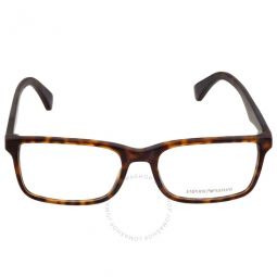 Demo Rectangular Mens Eyeglasses EA3175 5002 56