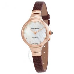 Fluid Deco Automatic Diamond Mother of Pearl Dial Ladies Watch