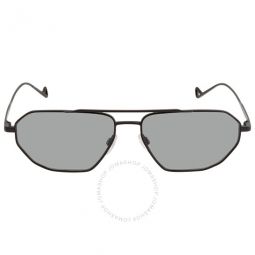 Grey Geometric Mens Sunglasses