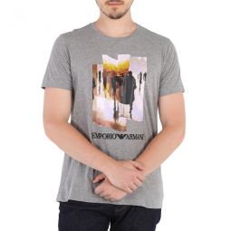 Mens Photograph-print Cotton T-shirt, Size Small