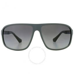 Polarized Grey Gradient Square Mens Sunglasses