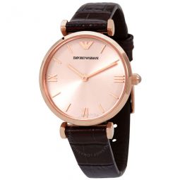 Quartz Pink Mother of Pearl Dial Ladies Watch