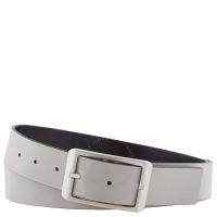 Reversible And Adjustable Leather Belt, Size 110 cm