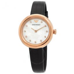 ROSA Quartz Crystal White Mother of Pearl Dial Ladies Watch