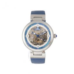 Adelaide Automatic Crystal Blue Dial Ladies Watch