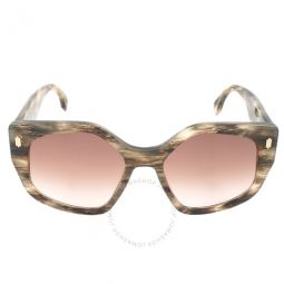 Bordeaux Geometric Ladies Sunglasses
