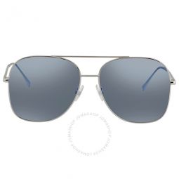 Dark Grey Gradient Square Sunglasses