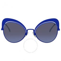 Eyeshine Blue Gradient Cat Eye Ladies Sunglasses