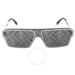Grey Logo Shield Unisex Sunglasses
