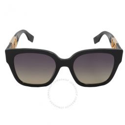 Polarized Grey Square Ladies Sunglasses