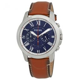 Grant Chronograph Navy Blue Dial Mens Watch