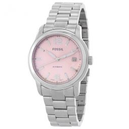 Heritage Automatic Pink Dial Unisex Watch