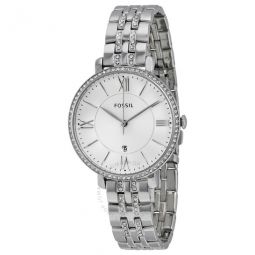 Jacqueline Silver Dial Stainless Steel Ladies Watch