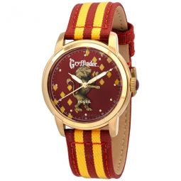 Limited Edition Harry Potter Gryffindor Quartz Red Dial Mens Watch