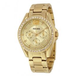 Riley Multi-Function Champagne Dial Ladies Watch